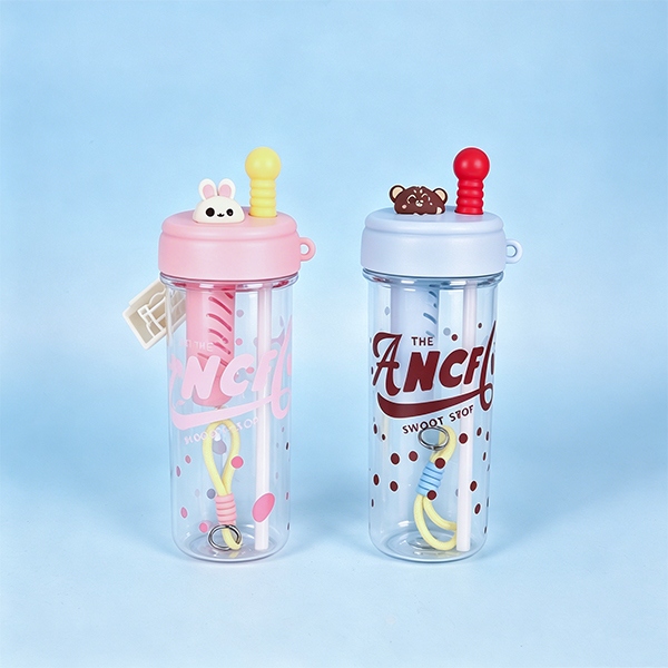 XMS-660 Dibujos Animados Adorable Taza de Plástico 880ML 4