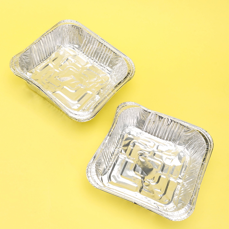 Le Resident Home 168 Square Aluminum Foil Tin Paper Tray 4