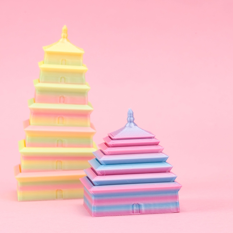 Barrel 3D Printing Linglong Pagoda 3