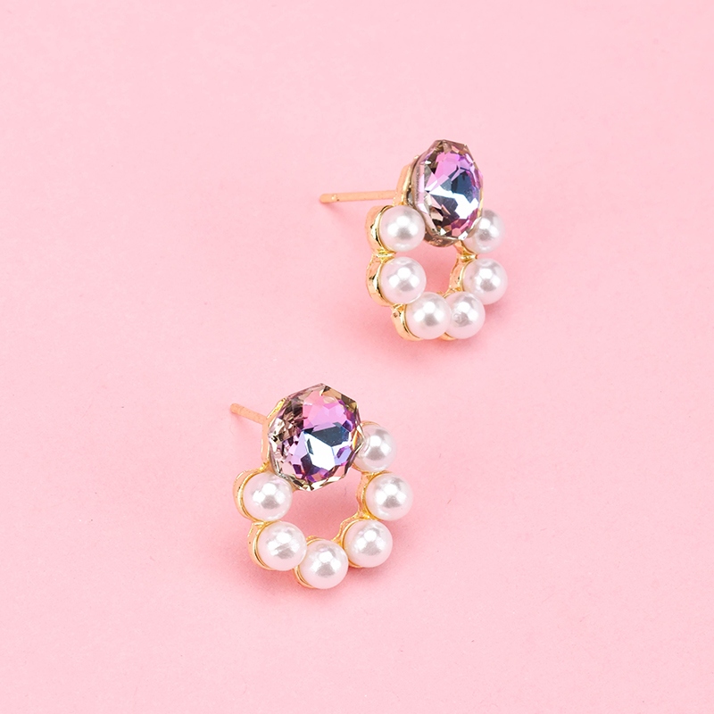 Pendientes de Zircon de Perla Francesa 4