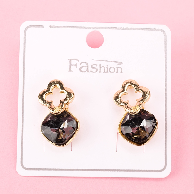 Pendientes de Zircon Diamantes Largos 3