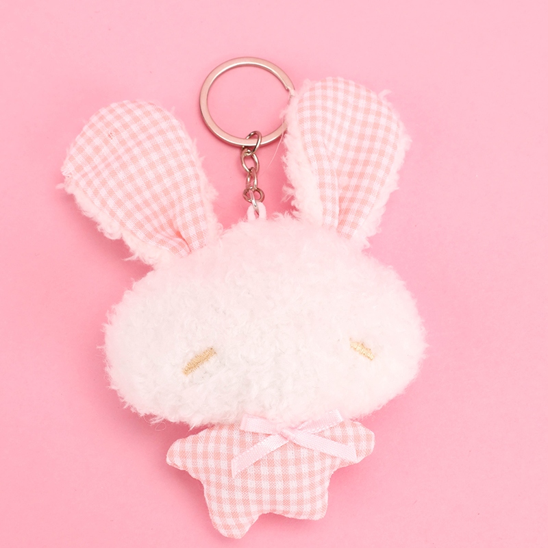 Bow Long Ear Rabbit Plush Colgante 3