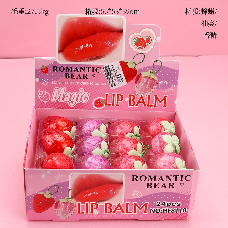 HF8110 Color Que Cambia el Lápiz de Labios de Fresa
