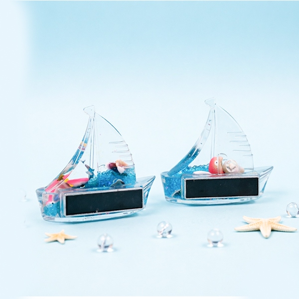 SY196 Adornos de Cristal de Barco 5