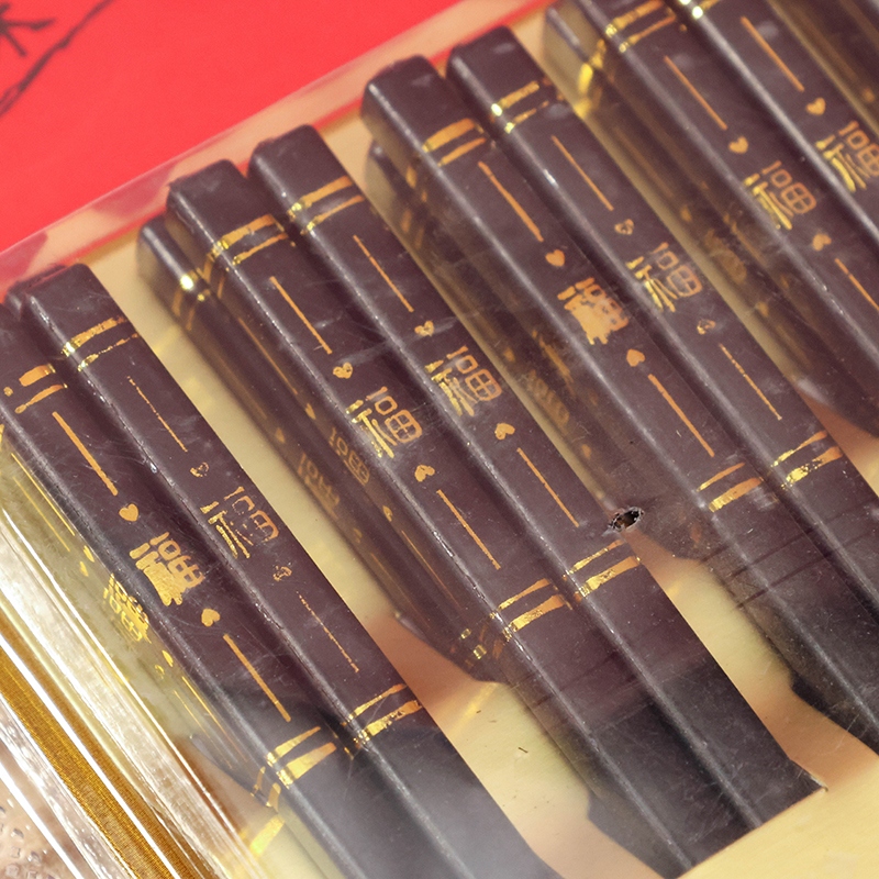 1129 Jin Yin Fu Aleación Palillos (10 Pares) 4