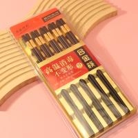 1129 Palillos de Aleación de Tres Hojas de Oro (10 Pares) 4