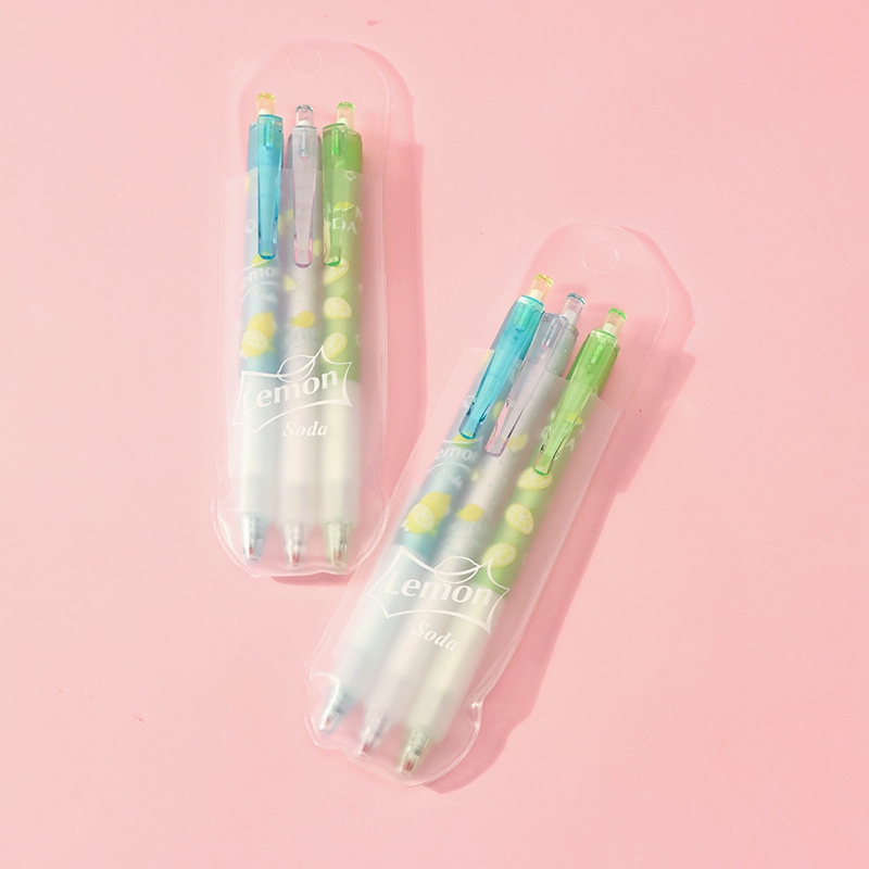 Holy Point 9749 Press Gel Pen 3 Pack 3