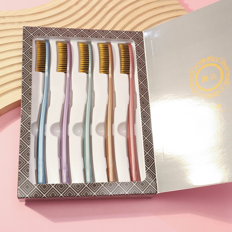 K776 Liangda Long Head 5 Gift Boxed Toothbrush 4