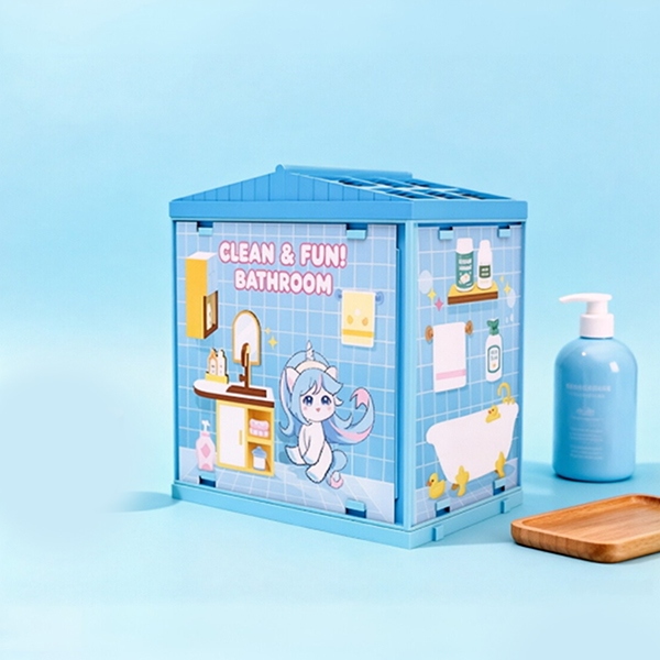 G66-46DIY Ensamblado Baño Pequeño Espacio (Con Luz) 5