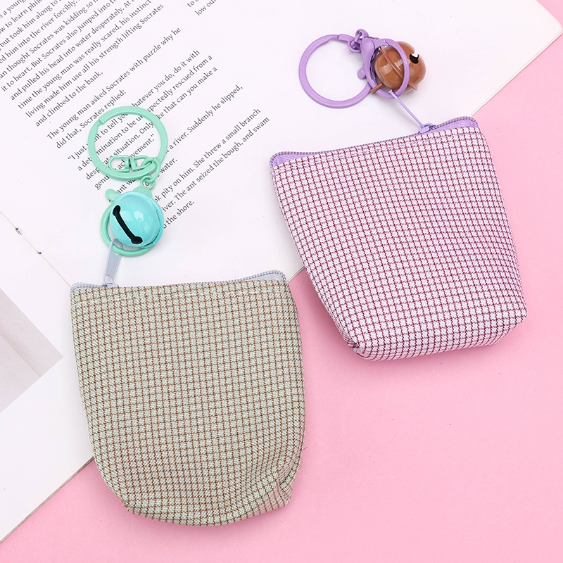 Plaid Keychain Bag 3