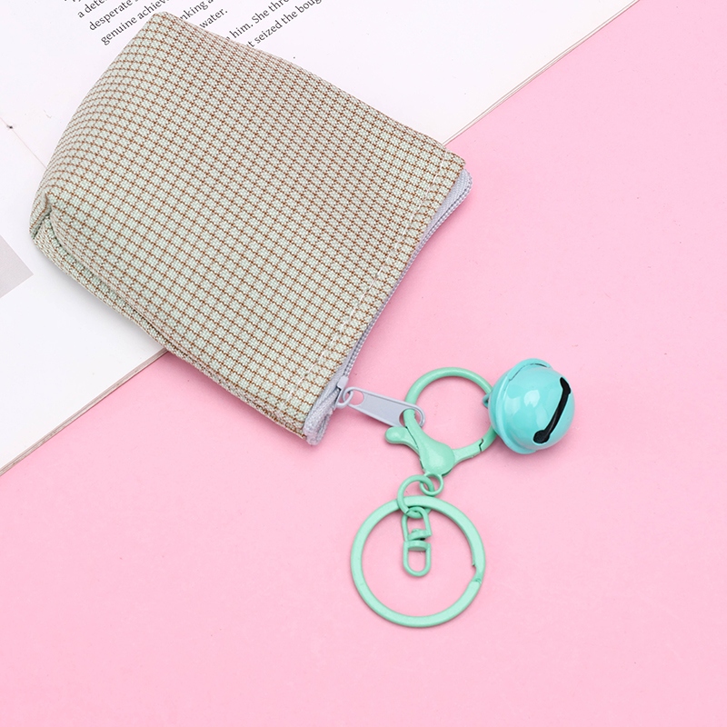 Plaid Keychain Bag 4