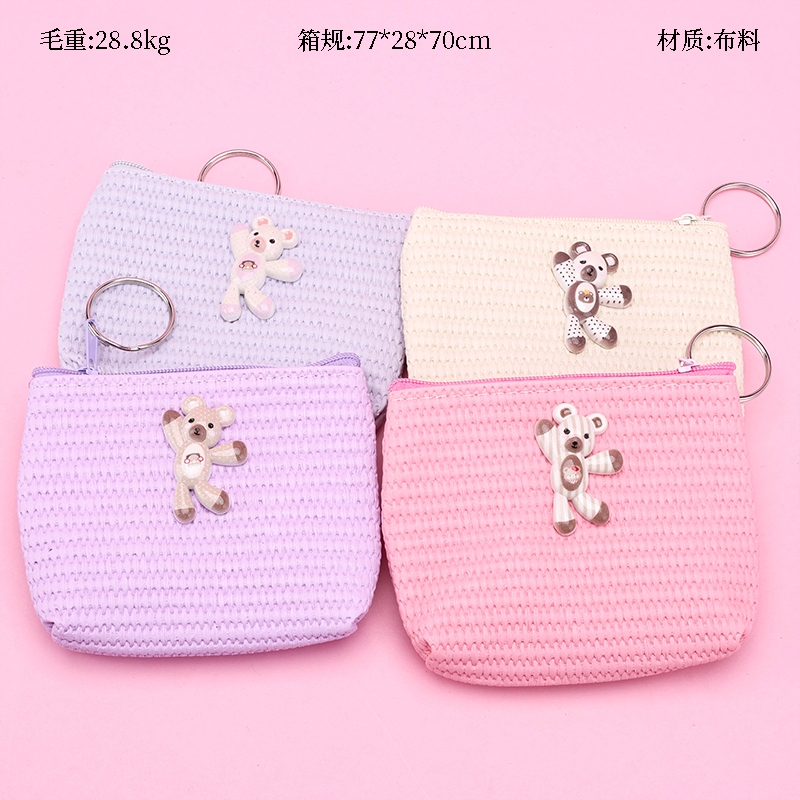 Imitation Woven Bear Bag 2