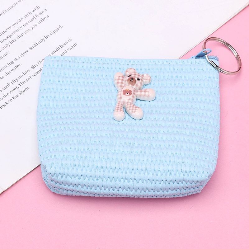 Imitation Woven Bear Bag 3