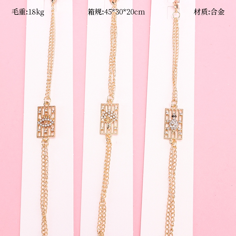 Nueva Pulsera de Perforación de Punto Rectangular 2