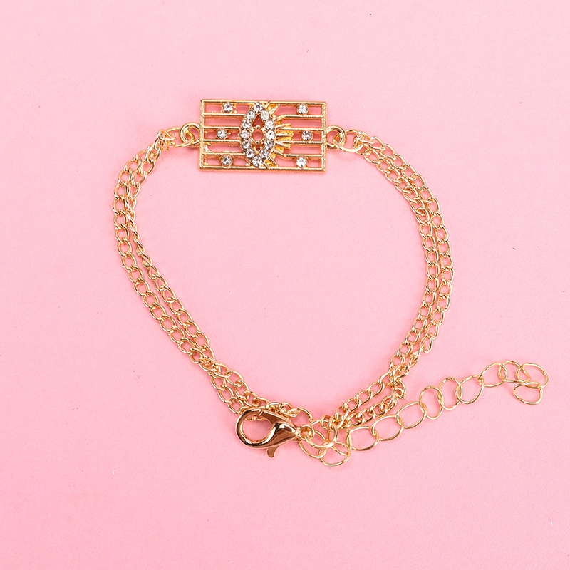 Nueva Pulsera de Perforación de Punto Rectangular 4