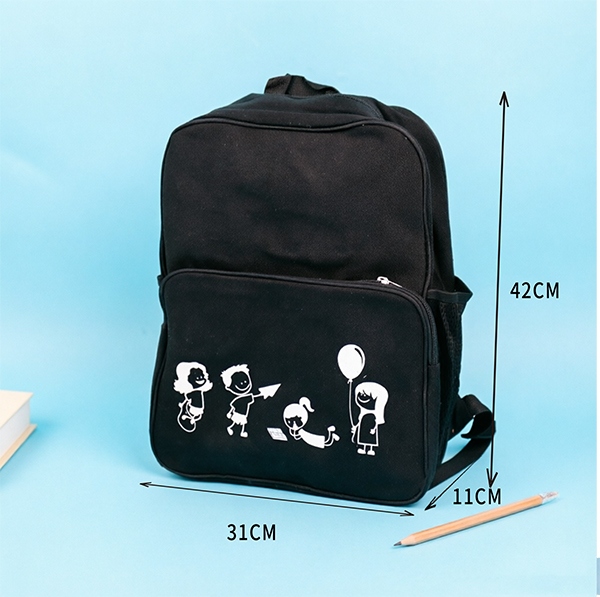 Black Children's Schoolbag 3