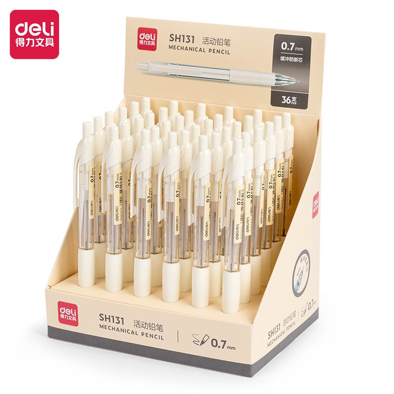 Deli SH131 Cushioned Broken Core Plastic Active Pencil (0.7mm) 2