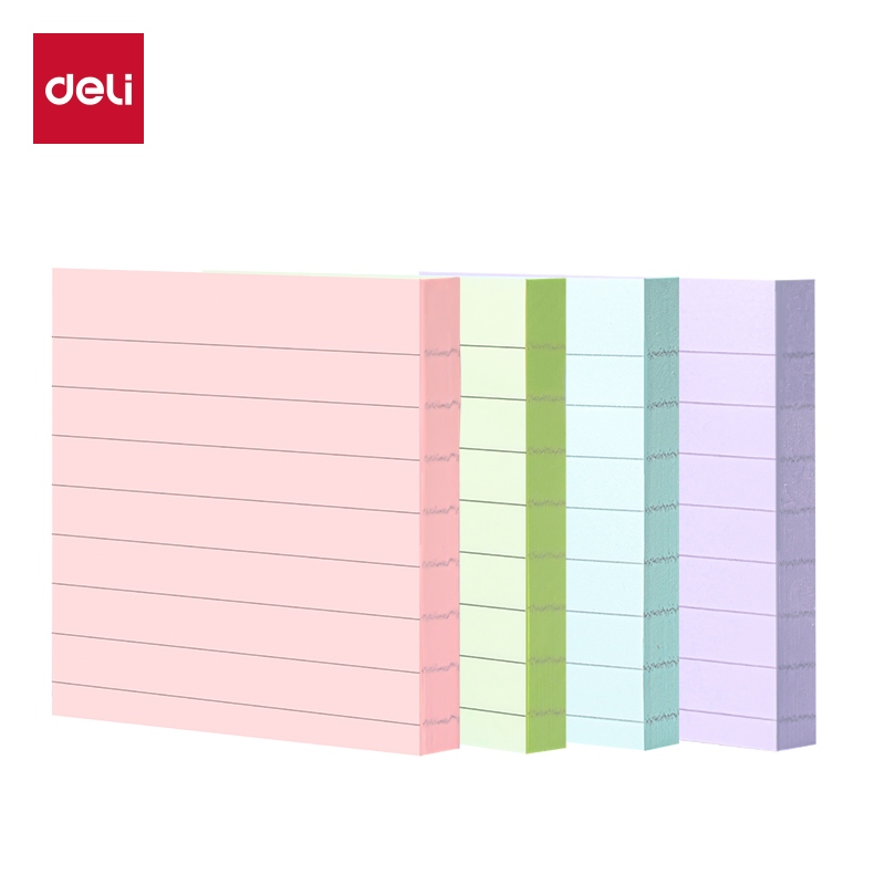 Deli BT300 Horizontal Post-it Notes (76*76mm/100 Hojas)
