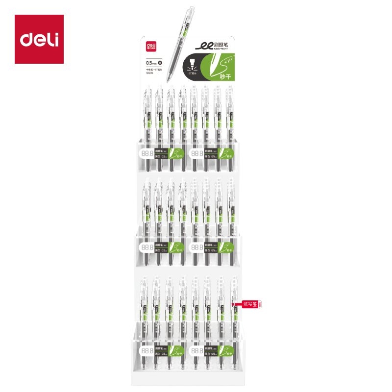 Deli SG05 Cepillo Segundo SET de Pluma de Gel Seco (Negro) 2