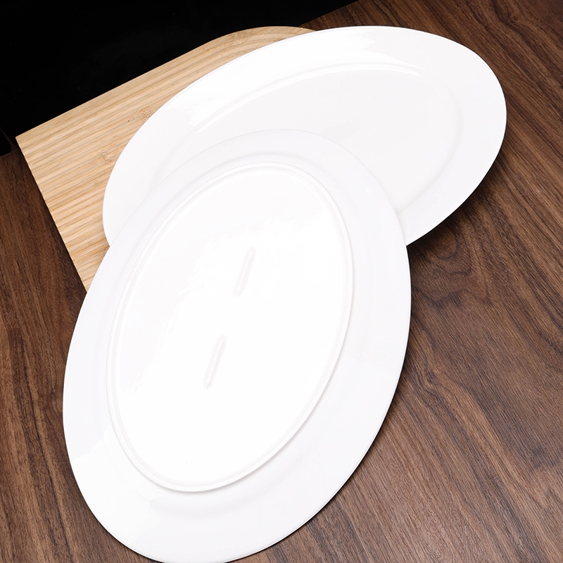 Precio 14 Pulgadas Oval Fish Plate (25, Calificado) 4