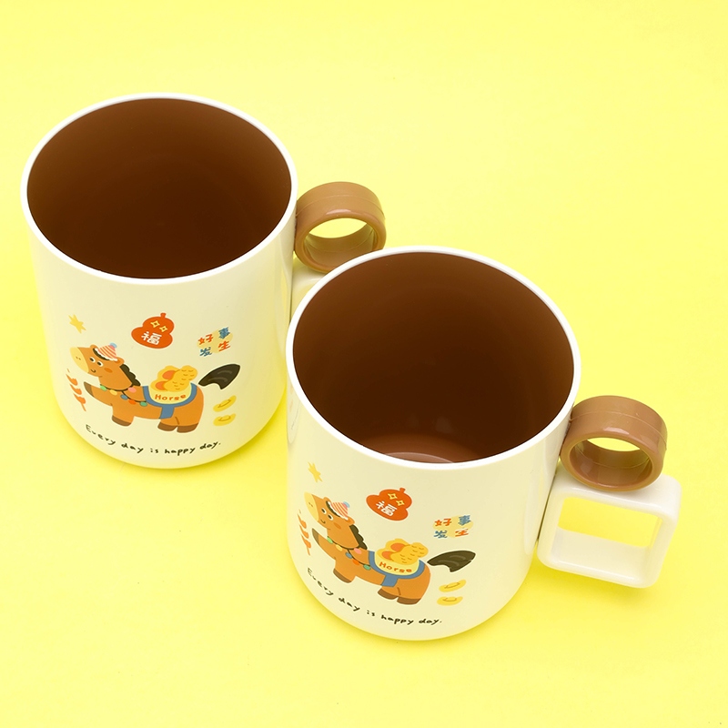 SZ-2219 2-tone Pony Mouth Cup 3