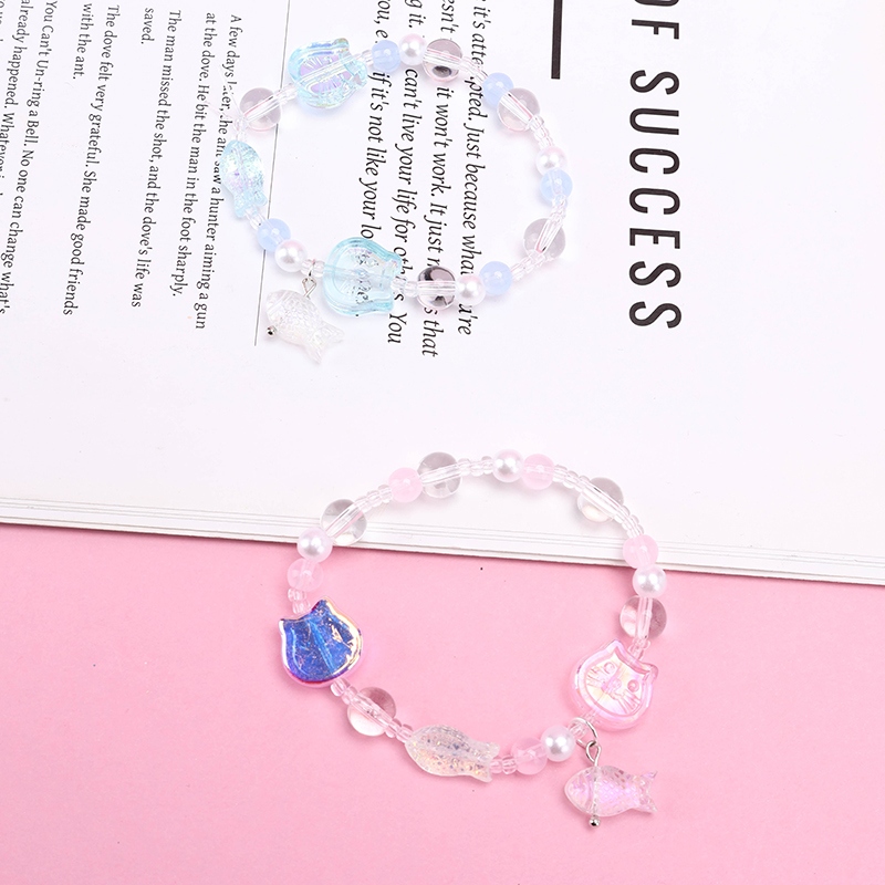 Pulsera de Bolas de Pescado de Gato Colorido 4
