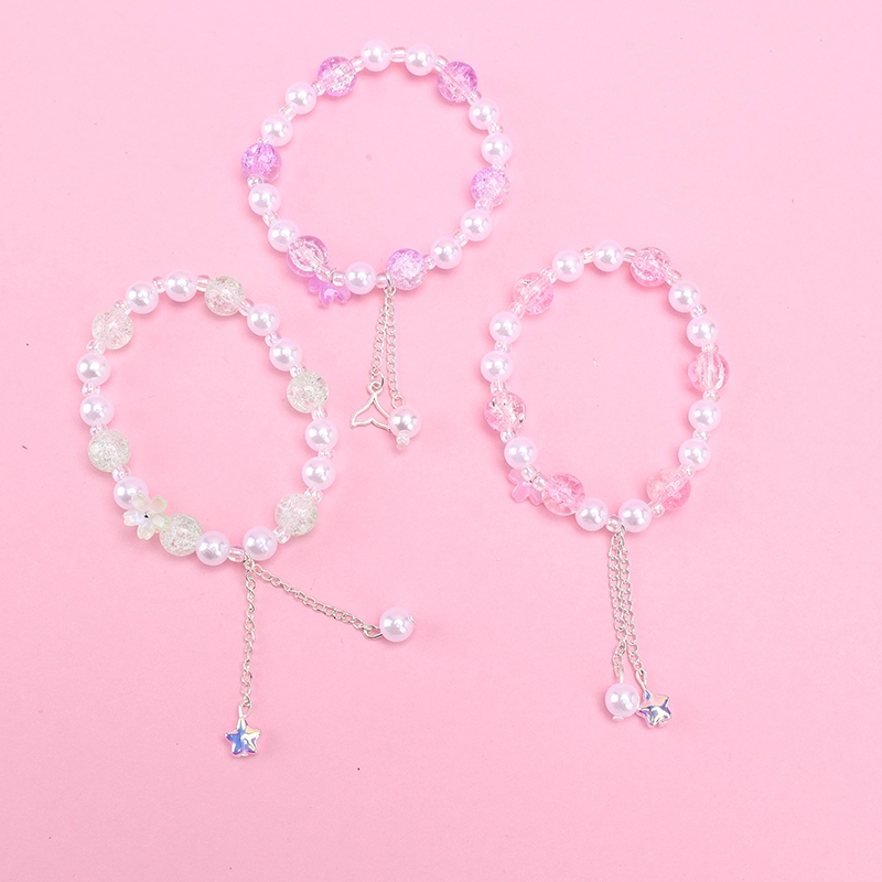 SL-26120-8 Color Pulsera de Perlas Colgante de Cinco Estrellas 3
