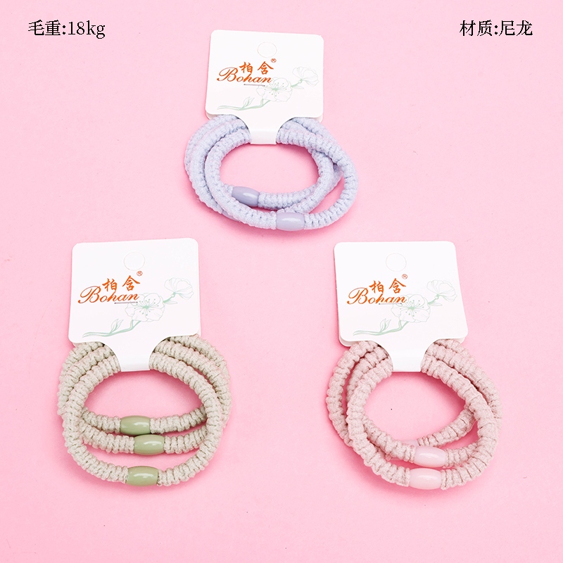 Tres Bandas de Goma Arrugadas de Colores 2