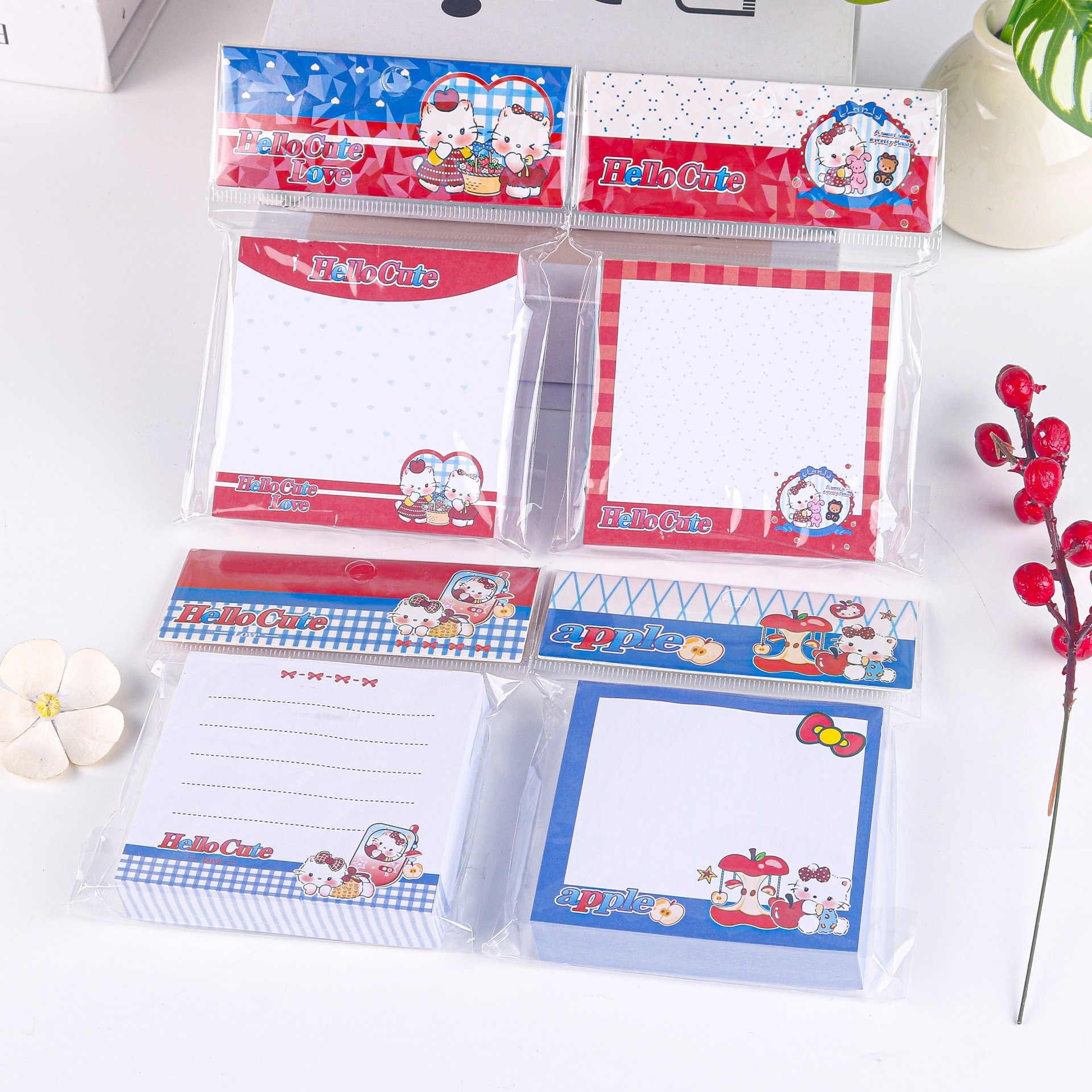 XX-1729 Cute Cat Sticky Note Pad (150 Hojas) 4