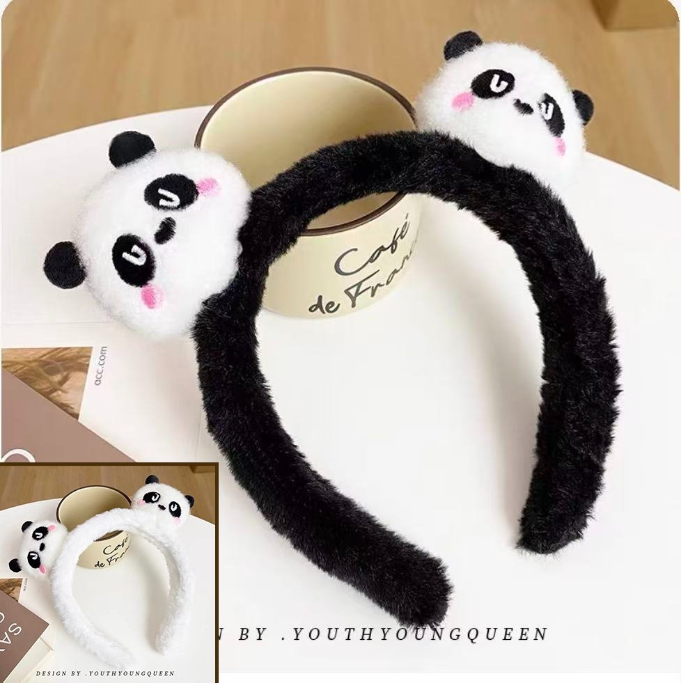 Hebilla de Cabeza de Panda Tridimensional