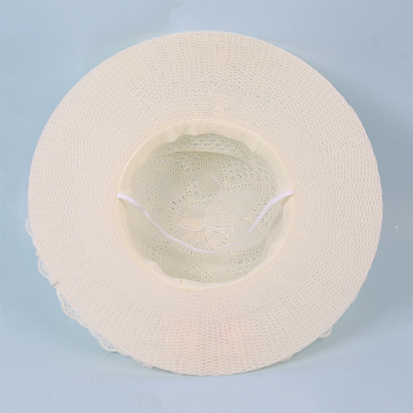 Encaje Flor de Punto Sombrero 3