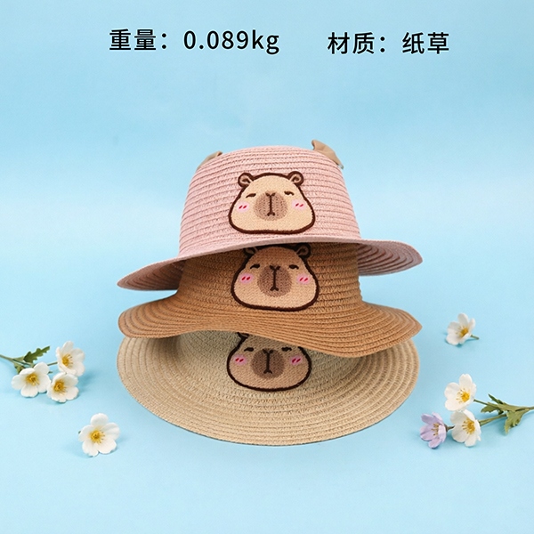 Cute Capybara Sombrero Tejido Para Niños 2