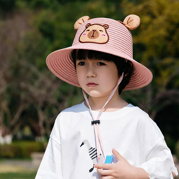 Cute Capybara Sombrero Tejido Para Niños 5