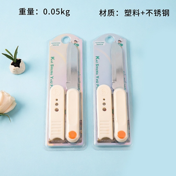 K-51446 Cuchillo Blanco Con Mango Fijado