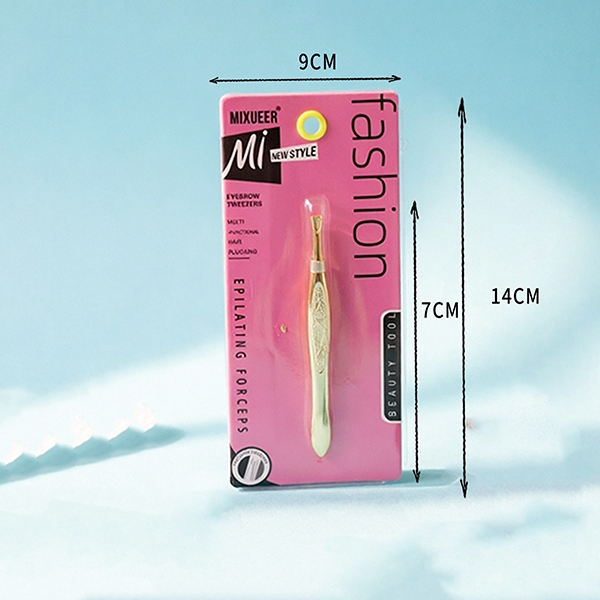 HS-125 de Boca Plana Clip de Ceja Dorada 5