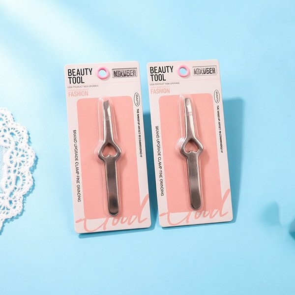 GM-85229 Biselada Sola Lisa Peach Corazón Clip Ceja Clip