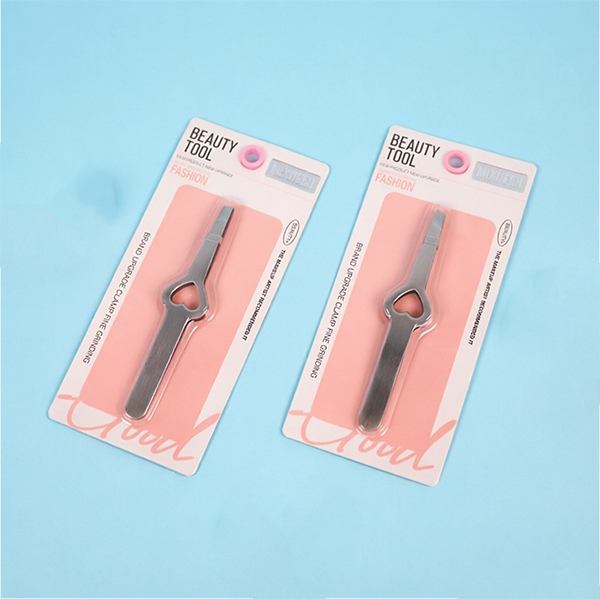 GM-85229 Biselada Sola Lisa Peach Corazón Clip Ceja Clip 3