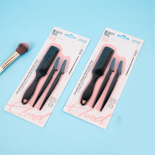 GM -4263400.00g Corte de Pelo Cuchillo de Ceja Peine Conjunto de Tres Piezas 3