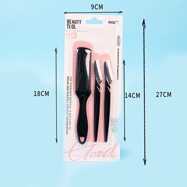 GM -4263400.00g Corte de Pelo Cuchillo de Ceja Peine Conjunto de Tres Piezas 5