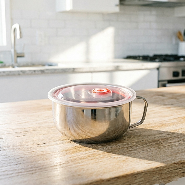 Acero Inoxidable B Tipo Taza de Fideo Instantánea 16cm 3