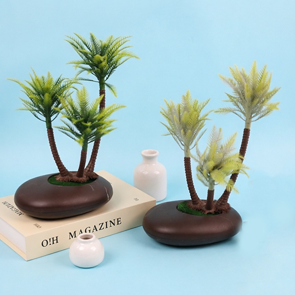 Trigeminal Coco Flor Simulación Bonsai (Color Mezclado) 4
