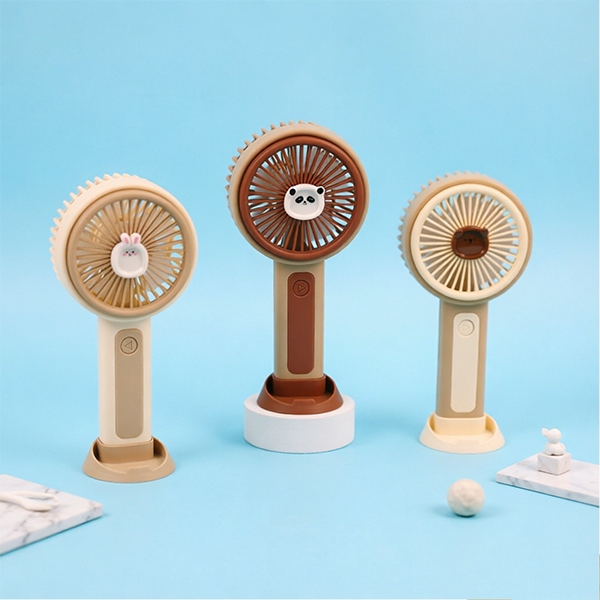 ZB152B Dibujos Animados Portátil Cargador Ventilador 3