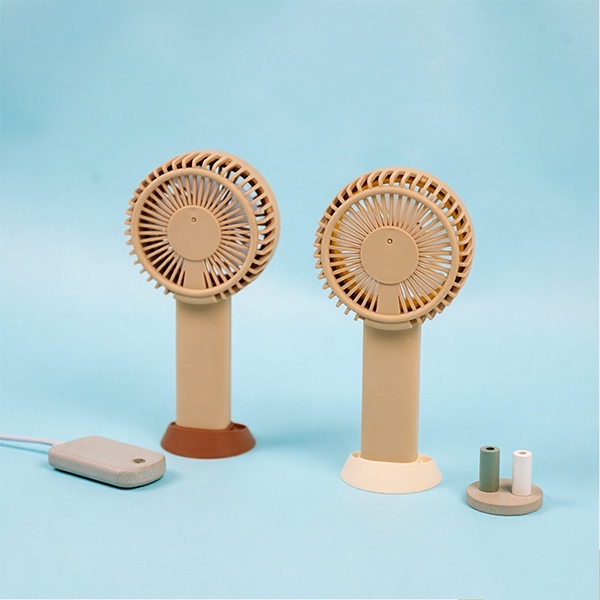 ZB152B Dibujos Animados Portátil Cargador Ventilador 5