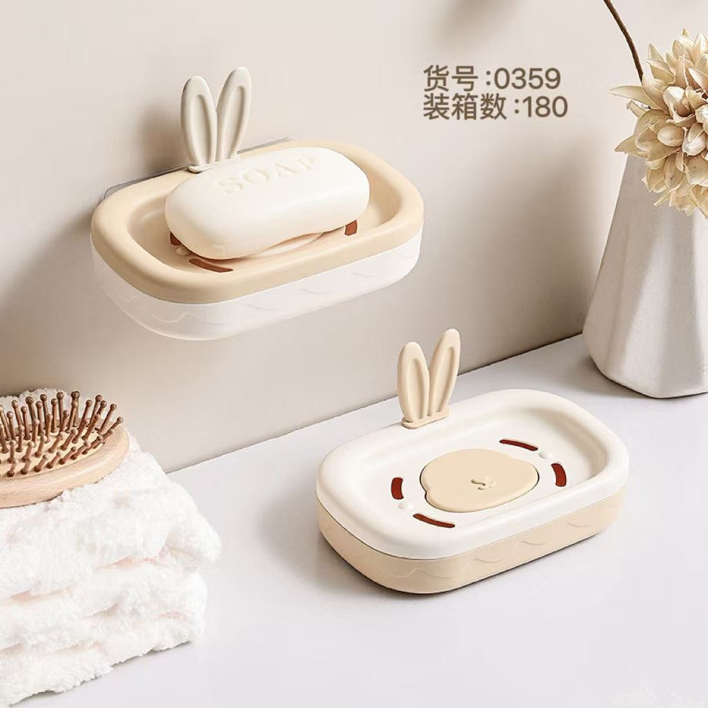 0359 Rabbit Chirp Wall-mounted Soap Box