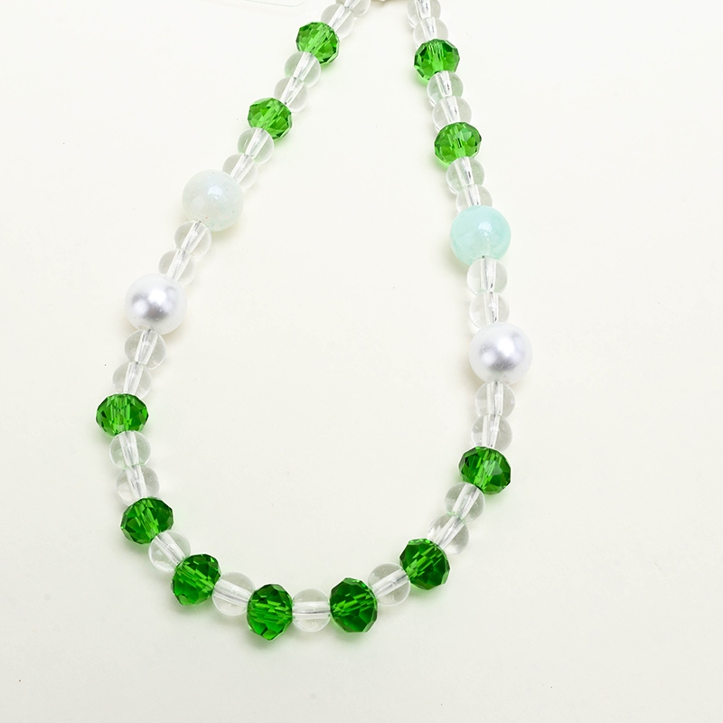 Cadena Móvil de Cristal de Perlas Simple (Pendiente) 3