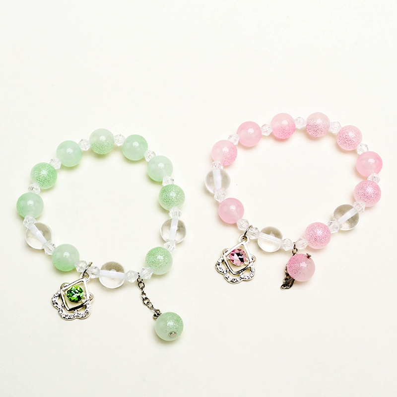 Pulsera de Oro En Polvo Brazalete Rhinestone 3