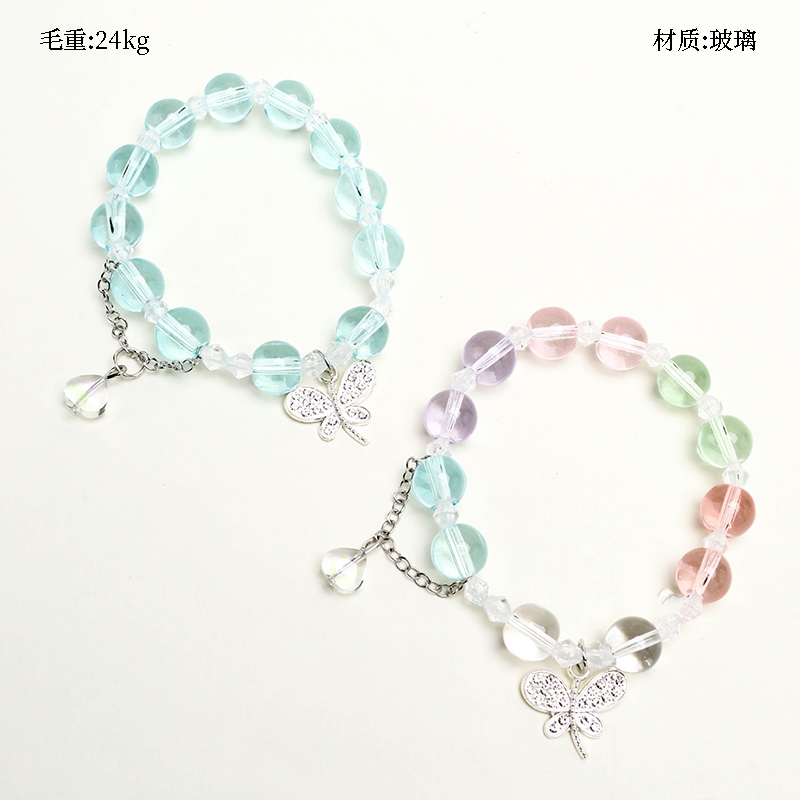 Hielo a Través de Dragonfly Rhinestone Pulsera