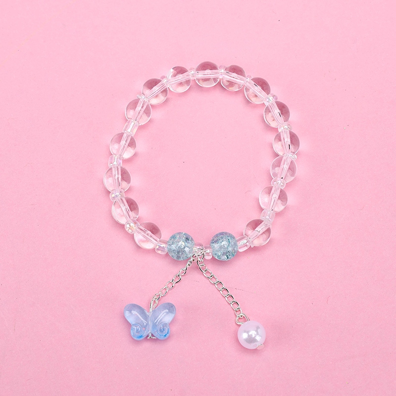 SL-26120-9 Pulsera de Mariposa Cristal Transparente 3