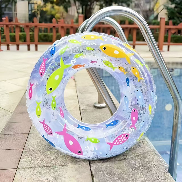 70cm Nuevo Anillo de Natación Con Lentejuelas (Mixed Patrón) 3
