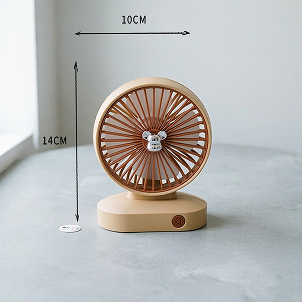 ZB157B Electroplating Oso Ventilador de Carga de Escritorio 5